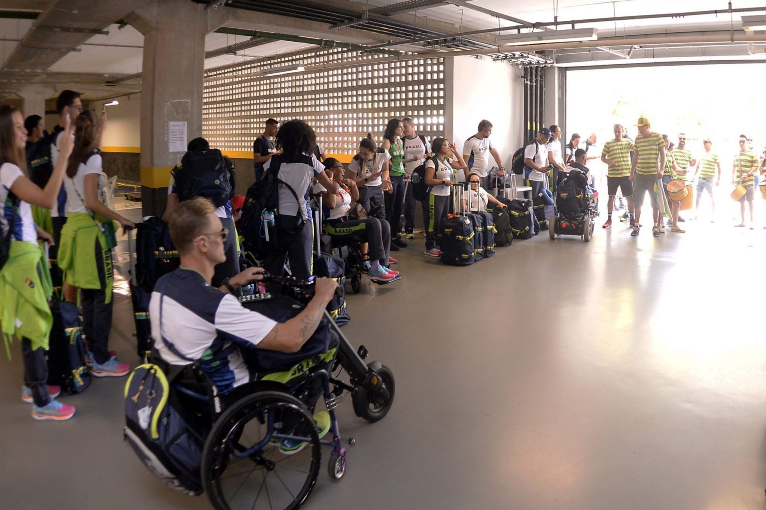 Atletas do goalball e do halterofilismo do Time São Paulo embarcam para os Jogos Parapan-Americano no Chile