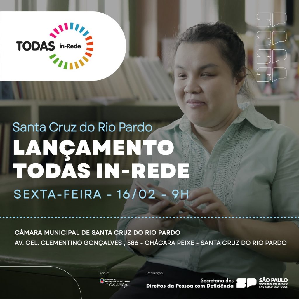 Secretaria lança programa TODAS in-Rede em Santa Cruz do Rio Pardo