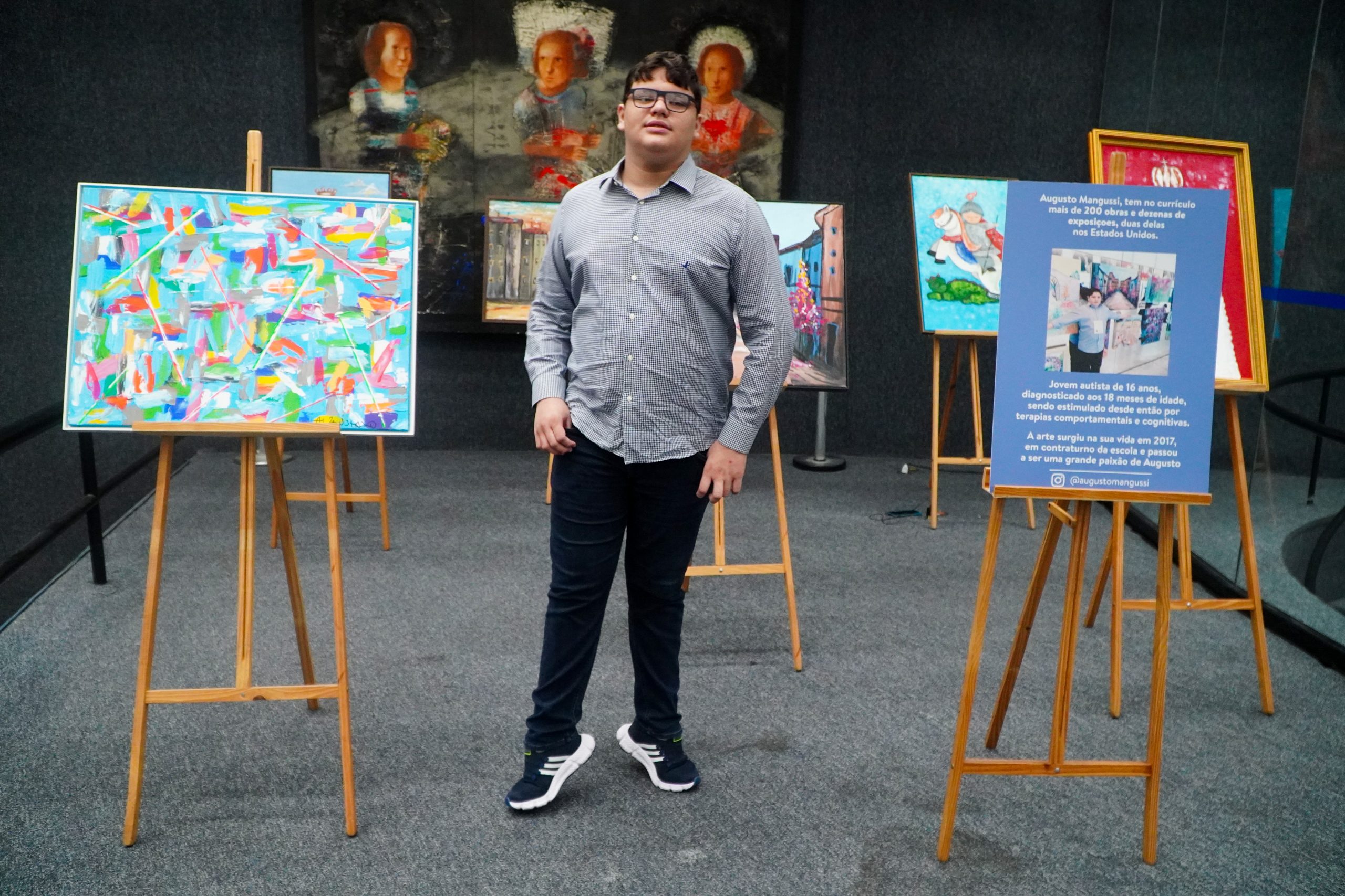 Museu da Inclusão, no Memorial do América Latina, recebe exposição de jovem autista